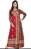 RED Crepe Stylish Full Sleeve Long kurti Tunic S-4XL